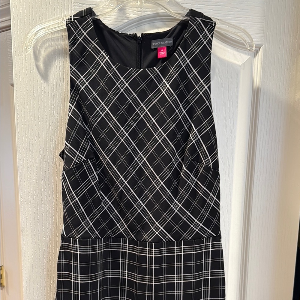 Vince Camuto Black and White  Jumpsuit Sleeveless